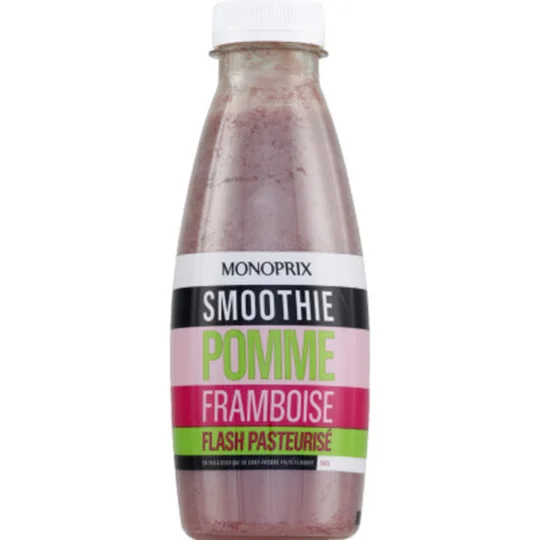 Smoothie pomme framboise
