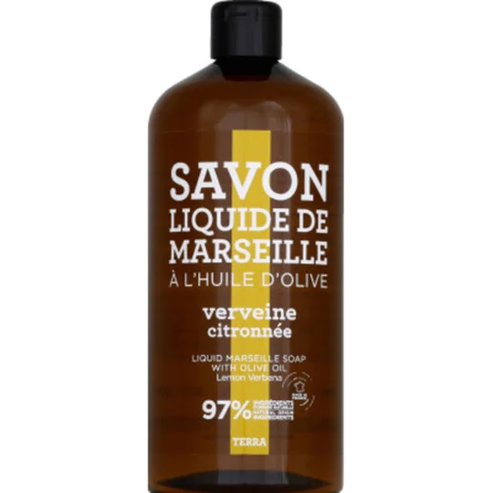 Terra Savon Liquide de Marseille Verveine Citronnée