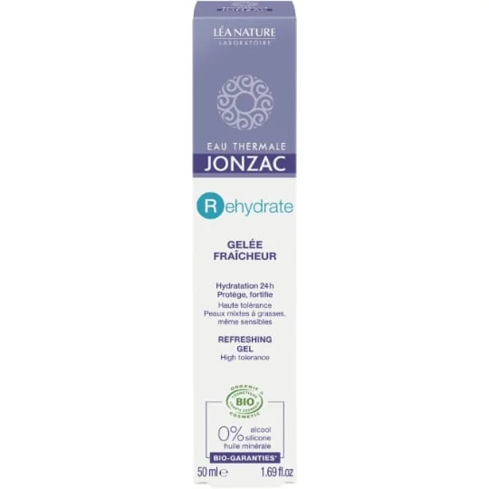 Soin visage rehydrate gelée fraîcheur Bio