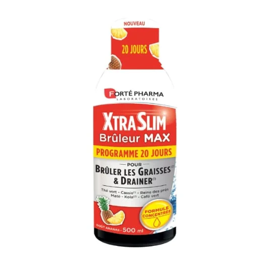 Complément alimentaire xtraslim brûleur et draineur max