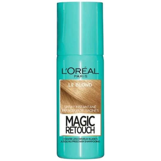 Mascara pour Cheveux Temporaire Spray Retouche Racine Noir