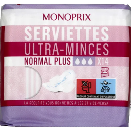Serviettes ultra-minces Normal Plus