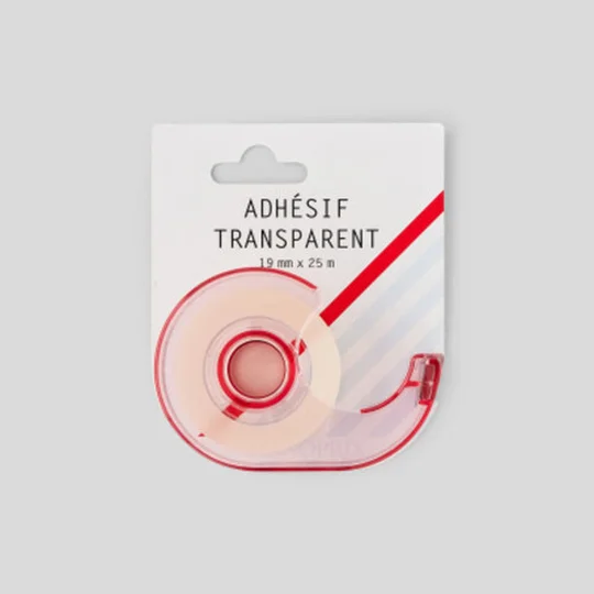 Adhésif Transparent 19 Mm X 25 Mm