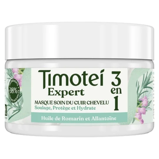 Masque 3en1 Soin du Cuir Chevelu au Romarin & l'Allantoine