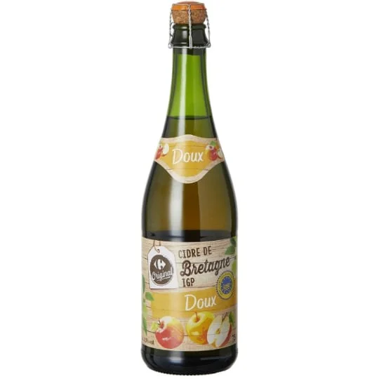 Cidre Bretagne IGP doux
