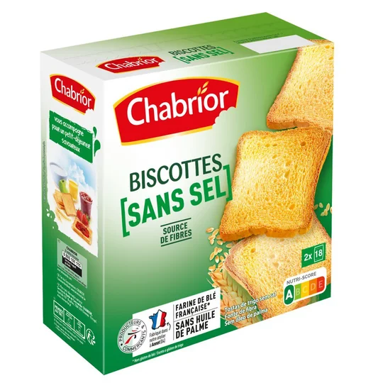 Biscottes sans sel