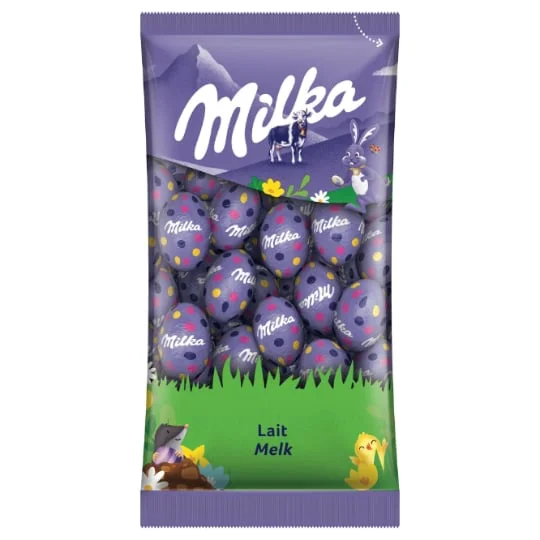 Petits oeufs chocolat au lait du pays Alpin