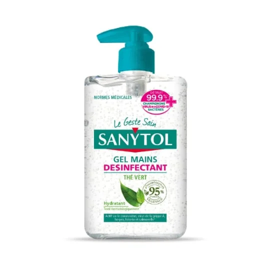 Gel désinfectant mains