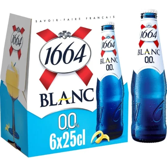 Bière blanc sans alcool