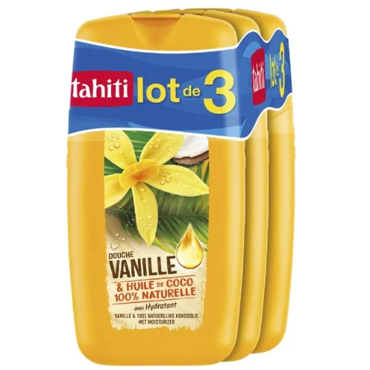 Gel douche vanille et huile de coco