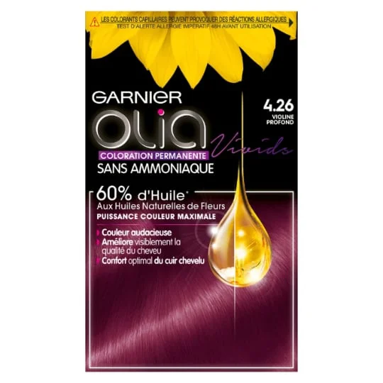 Coloration Cheveux Permanente Sans Amoniaque 4.26 Violine Profond