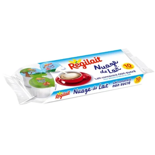 Lait concentré non sucré nuage de lait