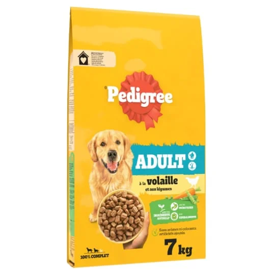 Croquettes pour chien Adulte à la volaille et aux légumes