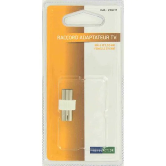 Adaptateur Tv Mâle 9,52 / Femelle 9Mm