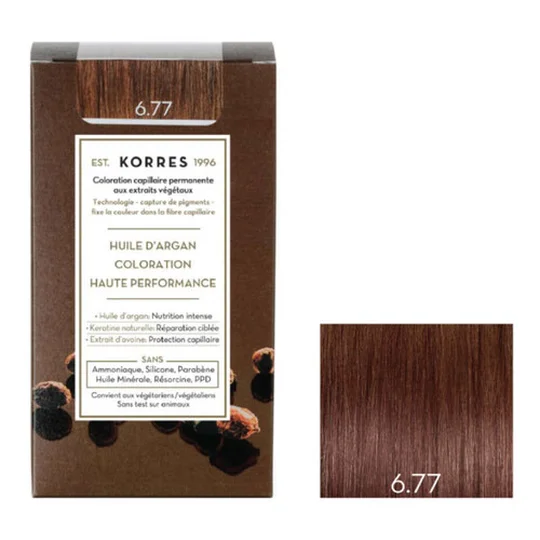 Coloration huile d'argan Gianduja 6.77