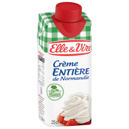 Crème Fraîche Fluide Et Entière, Stérilisée Uht