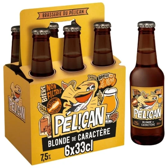 Bière Blonde de Caractère Non-Filtrée