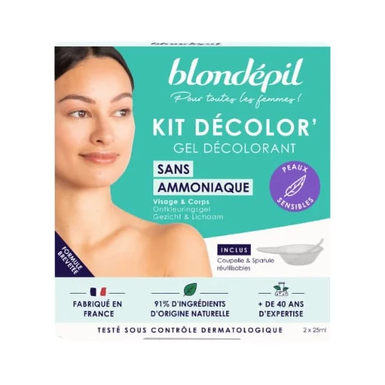 Gel décolorant s/ammoniaque, visage