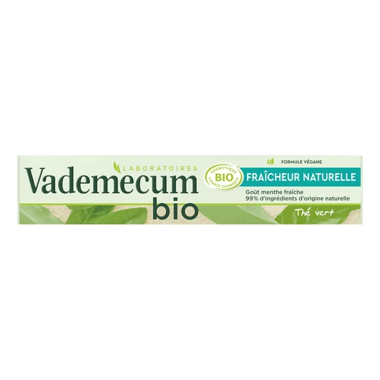 BIO - Dentifrice Fraîcheur Naturelle goût menthe fraîche