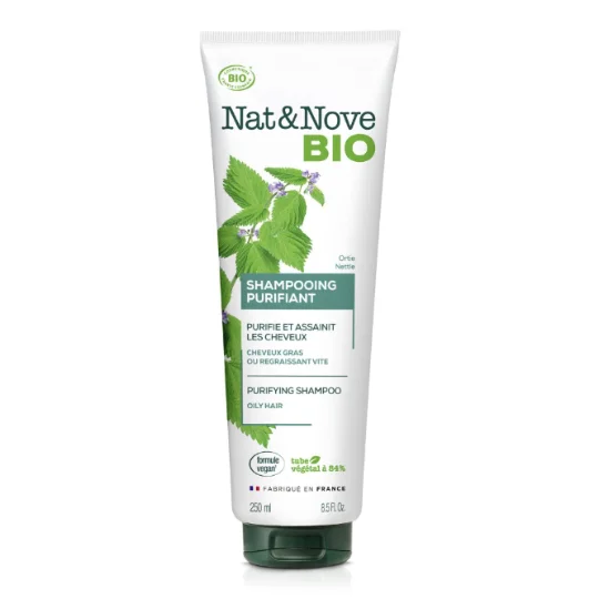 Shampoing purifiant à l'ortie cheveux gras Bio