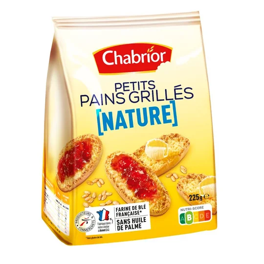 Petits pains grillés, nature