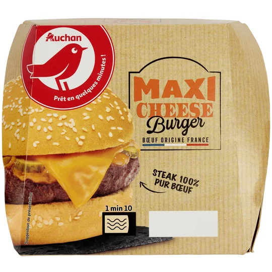 Maxi cheeseburger pur boeuf
