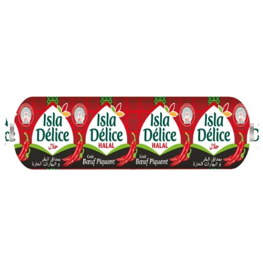 Saucisson halal goût boeuf piquant