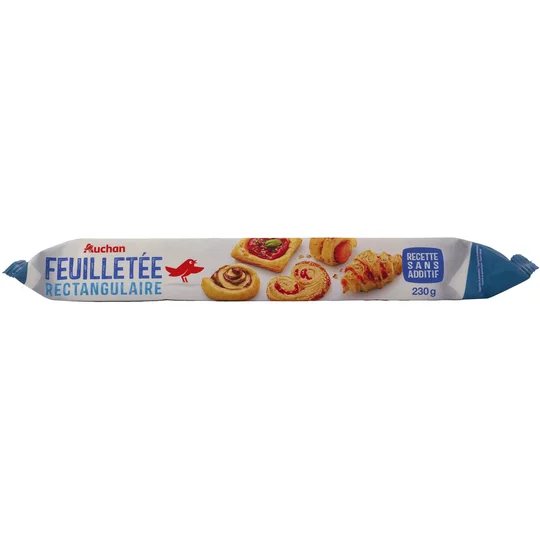 Pâte feuilletée rectangulaire