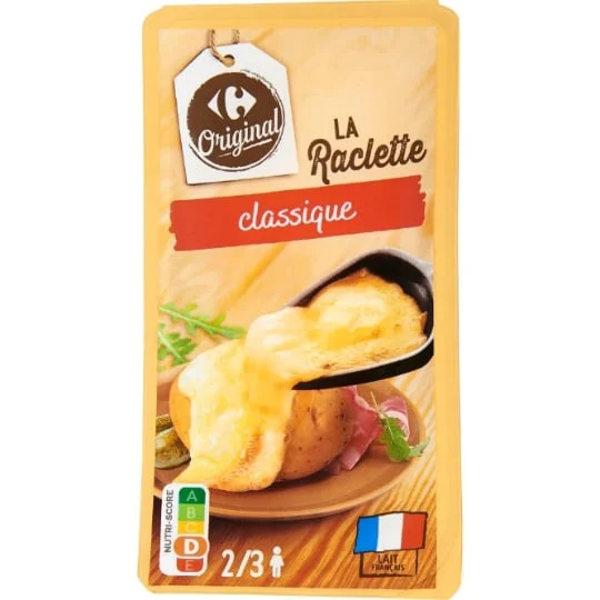 Fromage en Tranches à Raclette classique