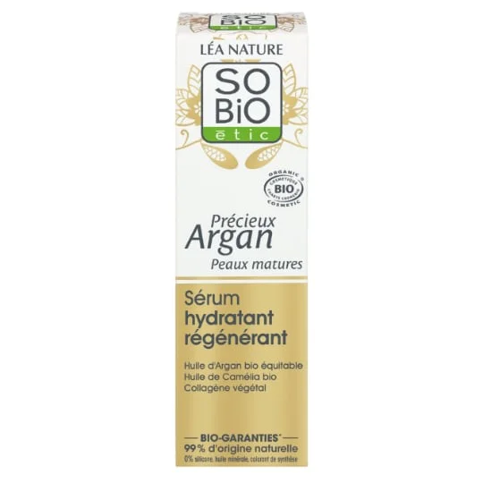 Sérum hydratant bio Etic Régénérant précieux argan