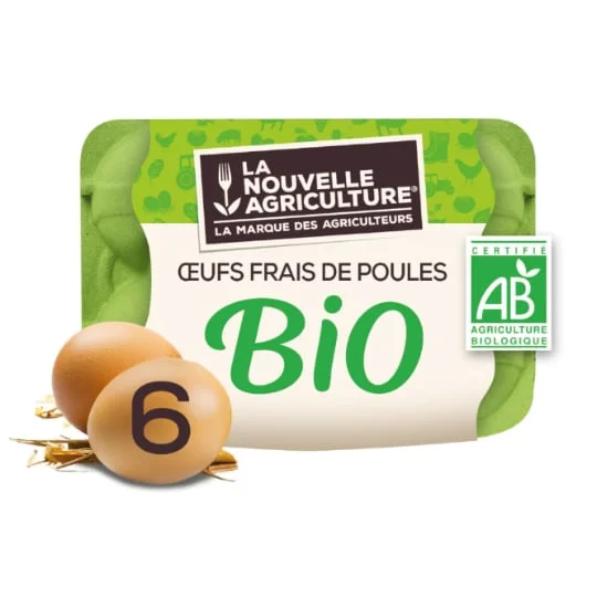 Oeufs Bio sans OGM Antibiotiques sans OGM