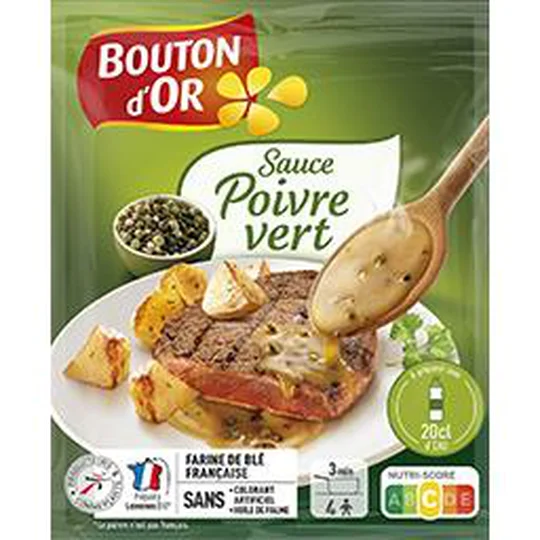 Sauce poivre vert