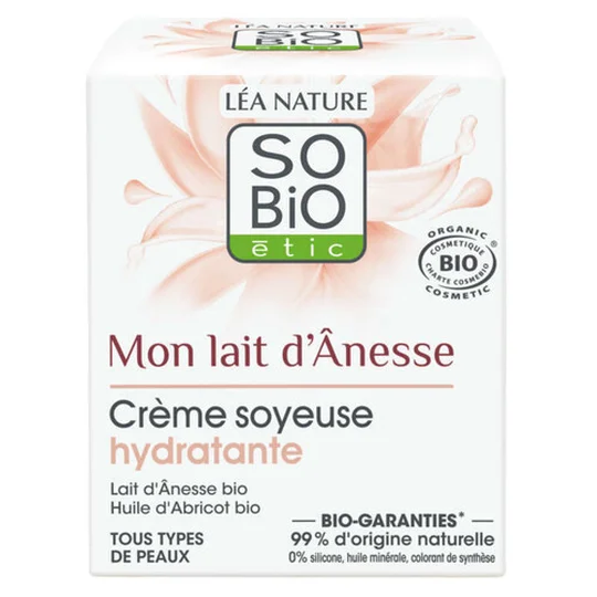 Crème Soyeuse Hydratante Lait d'Anesse