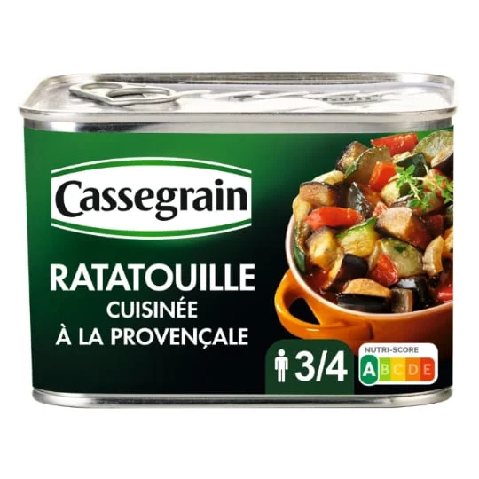 Ratatouille cuisinée à la provençale