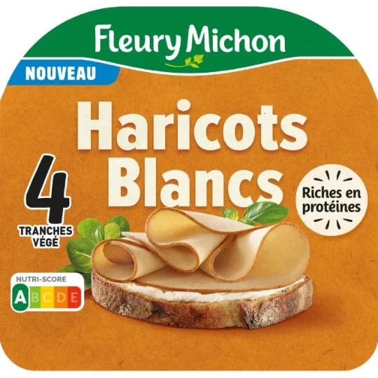Tranches d'haricots blancs