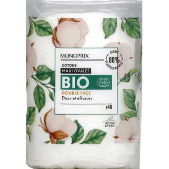 Cotons maxi ovales duo bio