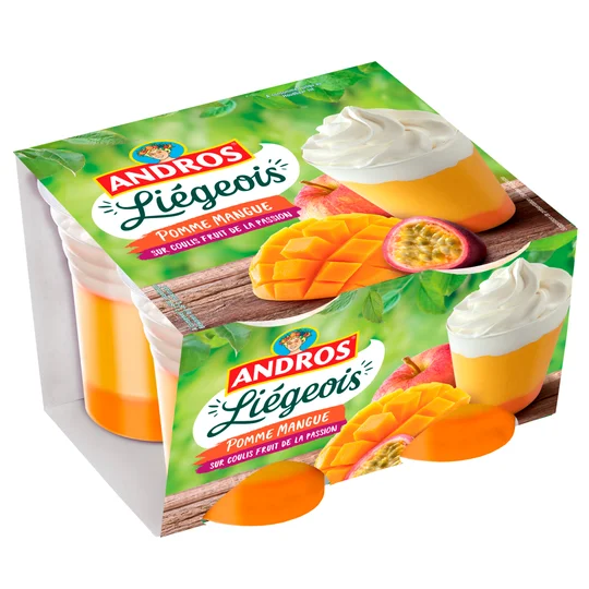 Liegeois Pomme/mangue/passion