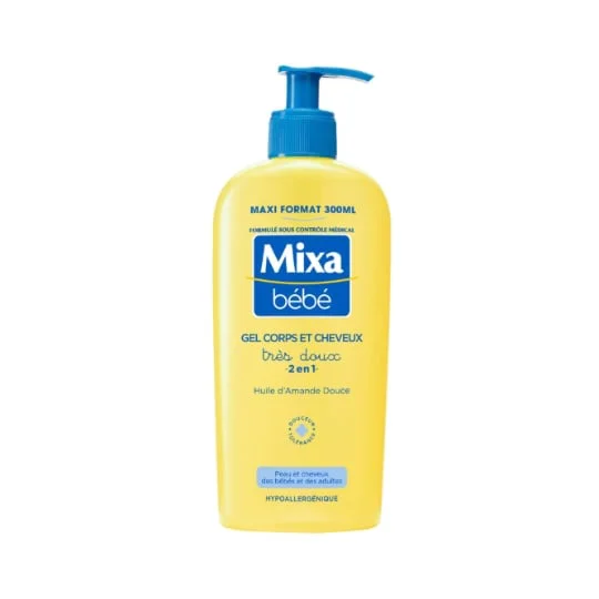 Gel Corps & Cheveux Bébé Hyppoallergénique Très Doux