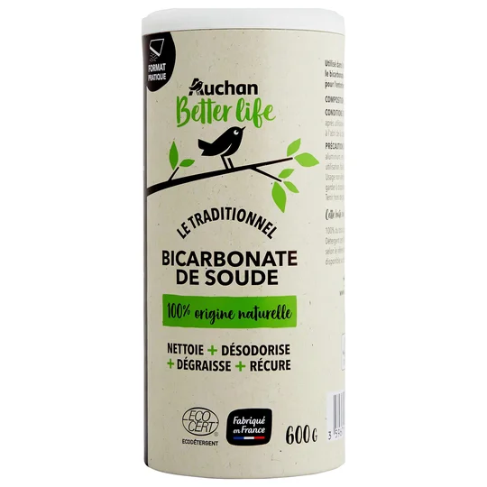 Bicarbonate de soude écologique en salière
