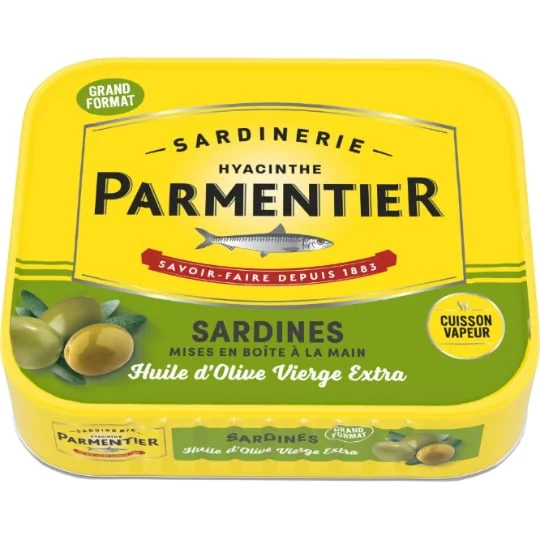 Sardines à l'huile d'olive vierge extra