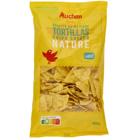 Tortillas nature à l'huile de tournesol