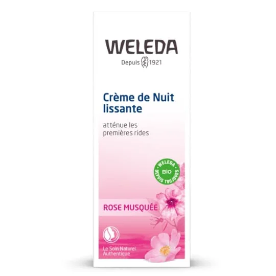 Crème visage Rose Musquée lissante nuit