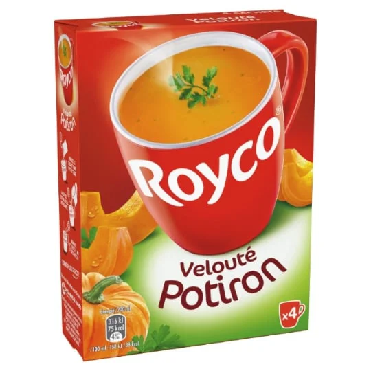 Soupe déshydratée potiron