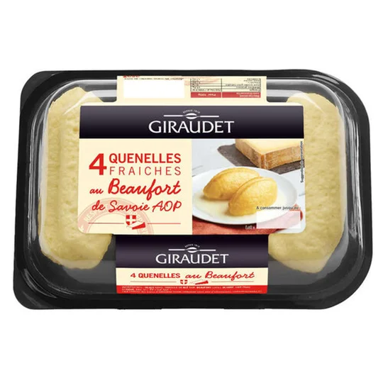 Quenelles Fraîches au Beaufort de Savoie AOP