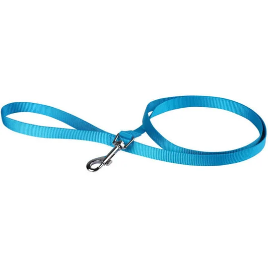 Laisse Basic 12mm et 120cm pour Chien Bleu