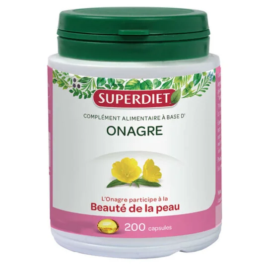 Complément alimentaire à l'huile d'Onagre 200 Capsules