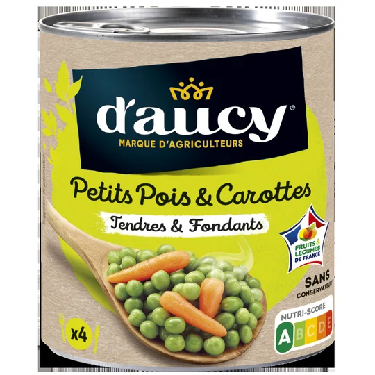 Petits pois carottes Extra tendres