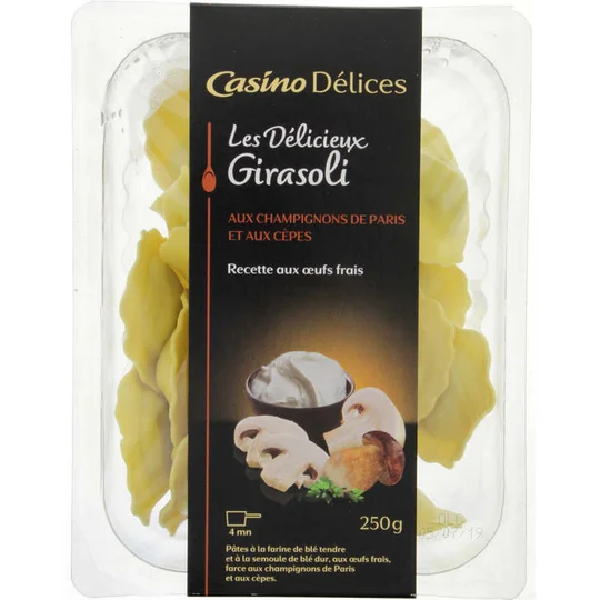 Girasoli - Pâtes fraîches - Aux champignons