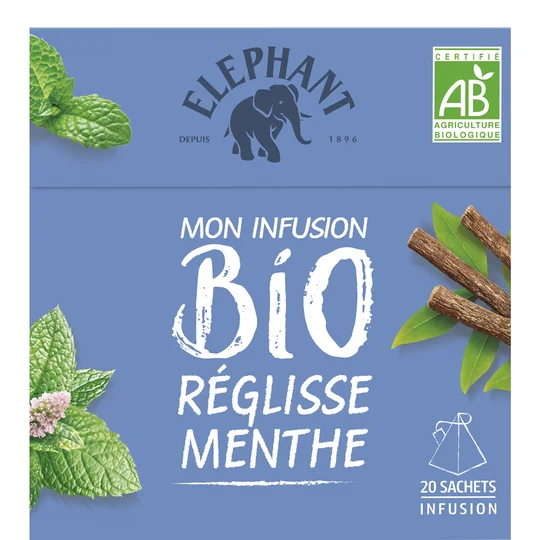 Infusion réglisse menthe sachet x20