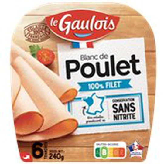 Blanc de Poulet Sans nitrites x6 tranches